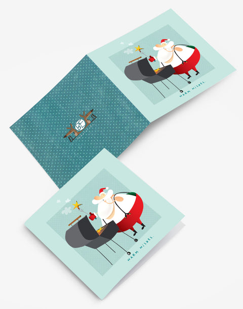 Aussie Santa Claus (3 Christmas Cards)