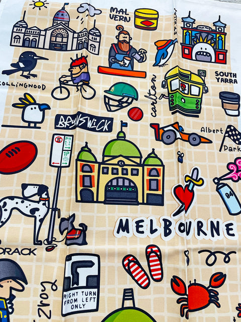 Tea Towel Love Melbourne