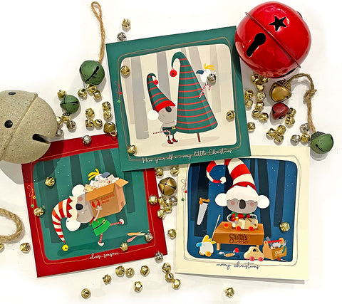 Elves Season (3 Christmas Cards)