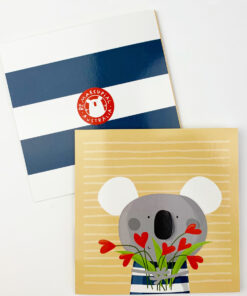 greeting card - bunch of hearts - koala