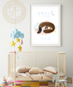 Platypus Sweet dreams nursery print