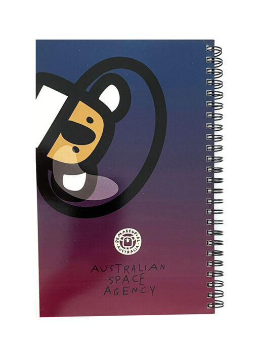Australian Space Agency notebook back cover