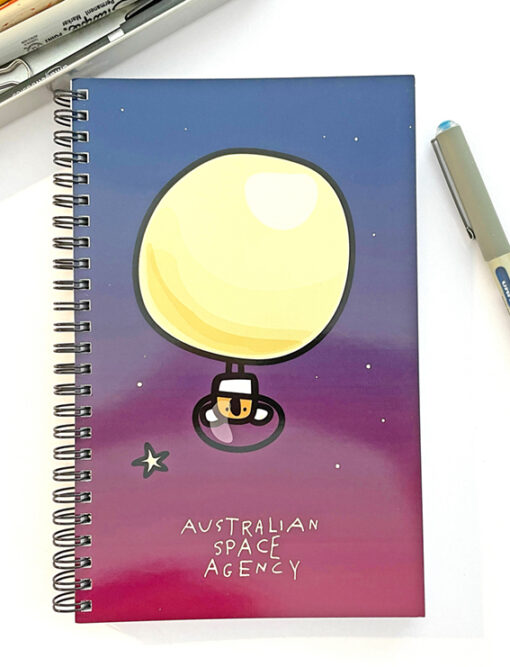 Australian Space Agency notebook cover