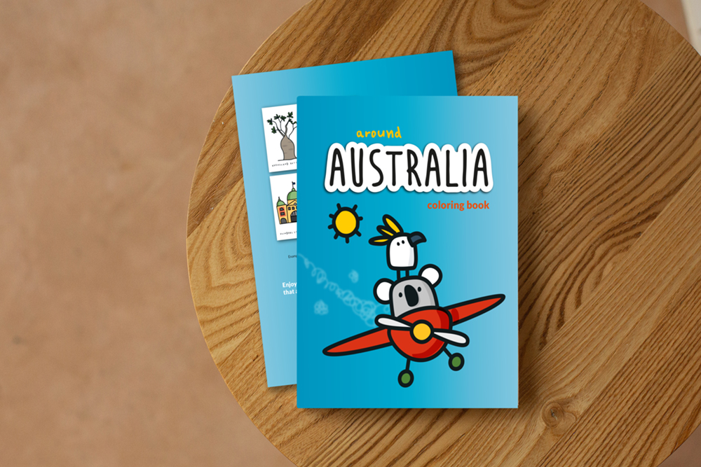 Around-Australia-coloring-book
